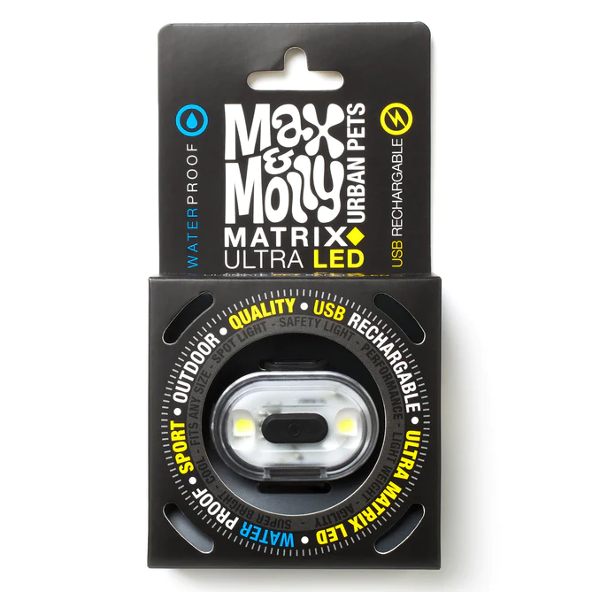 Max & Molly Matrix Ultra LED Dog Harness Collar Safety Light